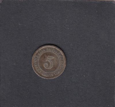 Beschrijving: 5 Cent  GEORGIUS V